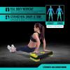 imageRBX Aerobic Step Platform with NonSlip Textured Surface 2Level Adjustable Steppers for Exercise Compact Lightweight EasytoStore Exercise Step ampamp Fitness Step BenchBlackVolt