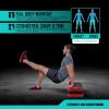 imageRBX Aerobic Step Platform with NonSlip Textured Surface 2Level Adjustable Steppers for Exercise Compact Lightweight EasytoStore Exercise Step ampamp Fitness Step BenchBlackRed