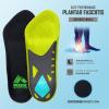 imageRBX Plantar Fasciitis Ortho Insoles 34 Size for Men TealVolt