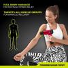 imageRBX Vibra Heal Massage Gun Deep Tissue Percussion ampamp Muscle Massager for Athletes Quiet Electric Sport Massager Portable Massager for Pain Relief Relaxation and Muscle Fatigue Red
