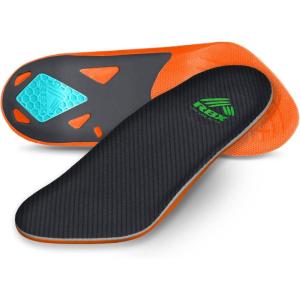 imageRBX Plantar Fasciitis Ortho Insoles 34 Size for Men TealOrange