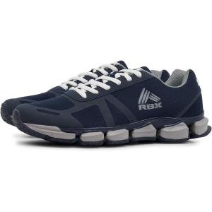 imageRBX Active Mens Airy Mesh Athletic Sneaker Lightweight Running Training ShoeNavy V2