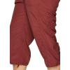 imageBX Active Womens Plus Size Woven Lightweight Drawstring Capri Pant Rust 3X