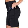 imageRBX Active Biker Shorts for Women Yoga Shorts Squat Proof High Waisted Spandex Shorts with PocketsBlack 9inch