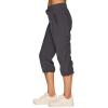 imageRBX Active Capri Pants for Women Joggers Stretch Lightweight Womens Casual Pant Capri with DrawstringCharcoal S21