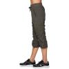 imageRBX Active Capri Pants for Women Joggers Stretch Lightweight Womens Casual Pant Capri with DrawstringOlive Green S21