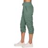 imageRBX Active Capri Pants for Women Joggers Stretch Lightweight Womens Casual Pant Capri with DrawstringSea Green
