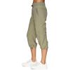 imageRBX Active Capri Pants for Women Joggers Stretch Lightweight Womens Casual Pant Capri with DrawstringSmoke Sage