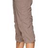imageRBX Active Capri Pants for Women Joggers Stretch Lightweight Womens Casual Pant Capri with DrawstringTaupe Beige