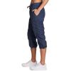 imageRBX Active Capri Pants for Women Joggers Stretch Lightweight Womens Casual Pant Capri with DrawstringVintage Navy