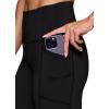 imageRBX Active High Waisted Squat Proof Ankle Length Leggings for Women 78 Yoga Leggings with Pockets78 Jet Black