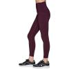 imageRBX Active High Waisted Squat Proof Ankle Length Leggings for Women 78 Yoga Leggings with Pockets78 Plum
