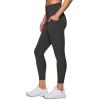imageRBX Active High Waisted Squat Proof Ankle Length Leggings for Women 78 Yoga Leggings with Pockets78 Slate Grey