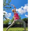 imageRBX Active High Waisted Squat Proof Ankle Length Leggings for Women 78 Yoga Leggings with Pockets78 Slate Grey
