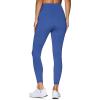 imageRBX Active High Waisted Squat Proof Ankle Length Leggings for Women 78 Yoga Leggings with PocketsCobalt