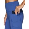 imageRBX Active High Waisted Squat Proof Ankle Length Leggings for Women 78 Yoga Leggings with PocketsCobalt
