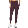 imageRBX Active High Waisted Squat Proof Ankle Length Leggings for Women 78 Yoga Leggings with PocketsPlum Perfect