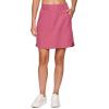 imageRBX Active Longer Length Skort for Women Quick Drying Woven Pickleball Golf Skort with Pockets for Tennis Hiking RunningBerry Beauty