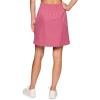 imageRBX Active Longer Length Skort for Women Quick Drying Woven Pickleball Golf Skort with Pockets for Tennis Hiking RunningBerry Beauty