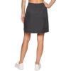imageRBX Active Longer Length Skort for Women Quick Drying Woven Pickleball Golf Skort with Pockets for Tennis Hiking RunningLong Length Charcoal
