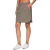 imageRBX Active Longer Length Skort for Women Quick Drying Woven Pickleball Golf Skort with Pockets for Tennis Hiking RunningLong Length Smoke Sage