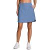 imageRBX Active Longer Length Skort for Women Quick Drying Woven Pickleball Golf Skort with Pockets for Tennis Hiking RunningMoonlight Blue