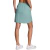 imageRBX Active Longer Length Skort for Women Quick Drying Woven Pickleball Golf Skort with Pockets for Tennis Hiking RunningSea Glass