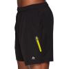 imageRBX Active Mens 9Inch Inseam Stretch Woven Athletic Basketball Gym Shorts with Pockets7inch Black Zip