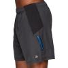 imageRBX Active Mens 9Inch Inseam Stretch Woven Athletic Basketball Gym Shorts with Pockets7inch Charcoal Zip