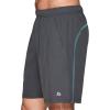 imageRBX Active Mens 9Inch Inseam Stretch Woven Athletic Basketball Gym Shorts with PocketsMesh Insert Dark GreyBlue