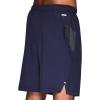 imageRBX Active Mens 9Inch Inseam Stretch Woven Athletic Basketball Gym Shorts with PocketsNavyMesh