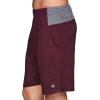 imageRBX Active Mens 9Inch Inseam Workout Running Gym Athletic Basketball Shorts with PocketsGrid Heathered Burgundy