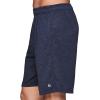 imageRBX Active Mens 9Inch Inseam Workout Running Gym Athletic Basketball Shorts with PocketsStriated Texture Navy