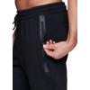 imageRBX Active Mens Athletic Fleece Lined Tapered Jogger Sweatpant with PocketAnkle Zip Black