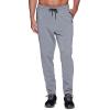 imageRBX Active Mens Athletic Fleece Lined Tapered Jogger Sweatpant with PocketAnkle Zip Grey