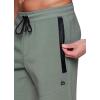imageRBX Active Mens Athletic Fleece Lined Tapered Jogger Sweatpant with PocketBonded Moss