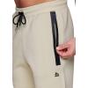 imageRBX Active Mens Athletic Fleece Lined Tapered Jogger Sweatpant with PocketBonded Stone