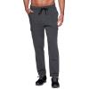 imageRBX Active Mens Athletic Fleece Lined Tapered Jogger Sweatpant with PocketCharcoal Heather Cargo