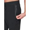 imageRBX Active Mens Athletic Fleece Lined Tapered Jogger Sweatpant with PocketF20 Bonded Black