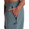 imageRBX Active Mens Athletic Fleece Lined Tapered Jogger Sweatpant with PocketHtr Zip Blue Slate