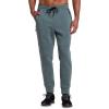 imageRBX Active Mens Athletic Fleece Lined Tapered Jogger Sweatpant with PocketHtr Zip Blue Slate