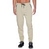 imageRBX Active Mens Athletic Fleece Lined Tapered Jogger Sweatpant with PocketHtr Zip Stone