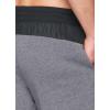 imageRBX Active Mens Athletic Fleece Lined Tapered Jogger Sweatpant with PocketMedium Grey  Black Woven