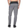 imageRBX Active Mens Athletic Fleece Lined Tapered Jogger Sweatpant with PocketMedium Grey  Black Woven