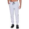 imageRBX Active Mens Athletic Fleece Lined Tapered Jogger Sweatpant with PocketSolid Heather Light Grey