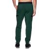 imageRBX Active Mens Athletic Fleece Lined Tapered Jogger Sweatpant with PocketZip Pocket Dark Green
