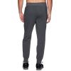 imageRBX Active Mens Athletic Fleece Lined Tapered Jogger Sweatpant with PocketZip Solid Charcoal