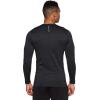 imageRBX Active Mens Athletic Performance Long Sleeve Crew Neck Fleece Lined Insulated Fitted Base Layer TShirtF19 Black