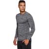 imageRBX Active Mens Athletic Performance Long Sleeve Crew Neck Fleece Lined Insulated Fitted Base Layer TShirtF19 Grey