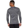 imageRBX Active Mens Athletic Performance Long Sleeve Crew Neck Fleece Lined Insulated Fitted Base Layer TShirtF19 Grey